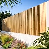 Nortene | Cañizo Entero Barnizado Bambooflex 2x3 M | Bambú Natural con Alambre Galvanizado | Ocultación y Decoración para Jardín y Terraza