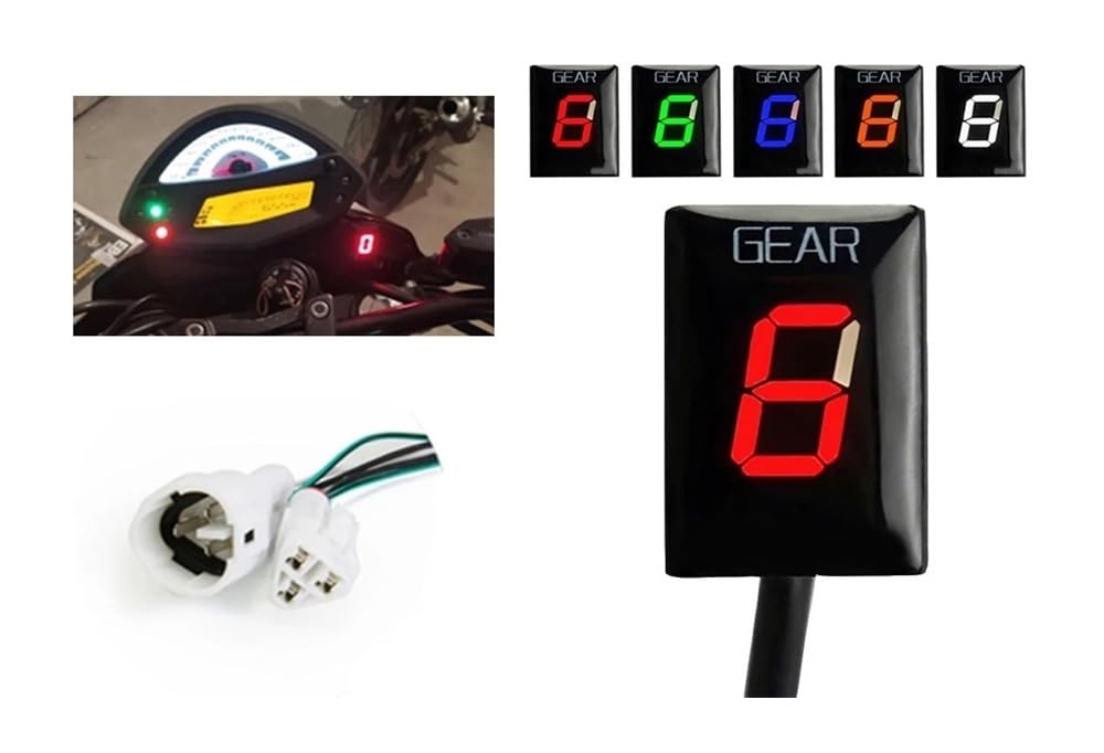 motociclo indicatore velocità digitale ingranaggio Per YZF-R1 YZF R1 YZFR1 2001-2005 2006 2007 2008 Accessori Moto Indicatore Di Marcia 1-6 Livello Di Velocità Disply Metro