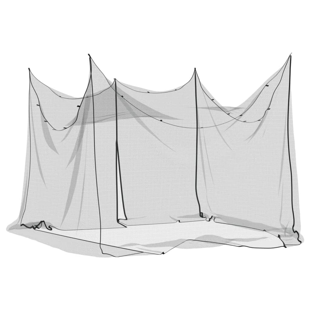 Brokky Zanzariera per Interni Esterni 156 Rete Nera 300x300x200 cm-zanzariera per letto matrimoniale, adatta anche per uso esterno | repellente per insetti particolarmente rinforzata e robusta | a mag