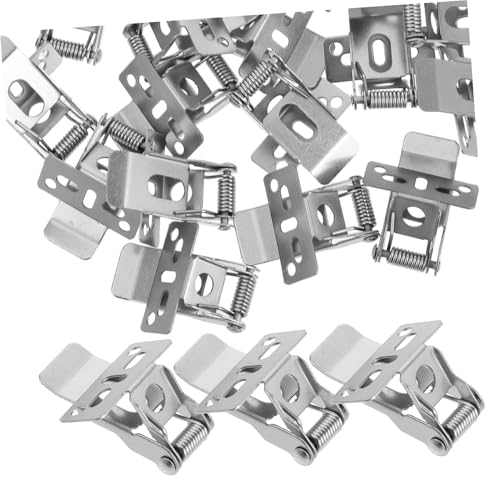 MOTHNUR 20個 ユニバーサルダウンライト用スプリングクリップ 鉄製耐久固定クランプ 照明器具部品 埋込式ライト用 簡単取付け照明アクセサ