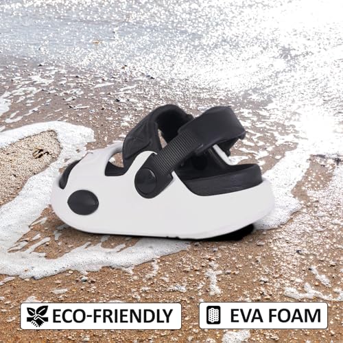 Image of GLJ Kids Comfort Clogs Sandals For Boy And Girl, 1 to 4 Years, Two-Strap Design, Easy To Wear Slip On, Dust and Waterproof, 7101