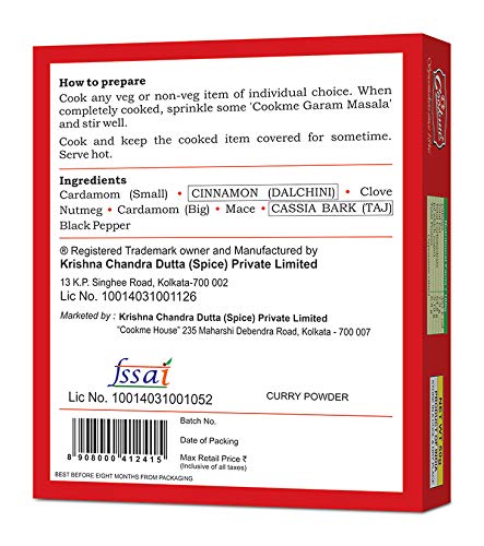 Miniatura 5 de Cookme Garam Masala Polvo 1.76 oz