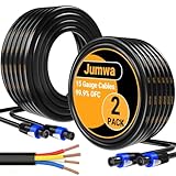 【Câbles Speakon à 4 Conducteurs】Ces câbles Speakon ont été conçus avec 4 conducteurs indépendants en cuivre sans oxygène (OFC) de haute pureté et garantissent une intégrité maximale du signal avec une résistance minimale. Profitez d'une reproduction audio sur toute la gamme, des basses profondes et contrôlées aux aigus cristallins, sans perte de puissance ni de détails.