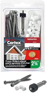 FastenMaster Cortex 2-3/4 in. L Square Trim Head Smooth Carbon Steel Deck Screws 75 per box 75 pc.