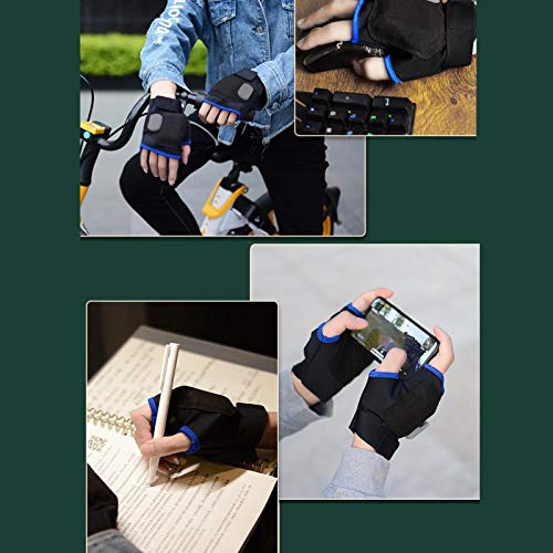 Zwbfu sem dedos para aquecedores de mão de inverno 2 unidades estilo 3 modos USB de aquecimento reca