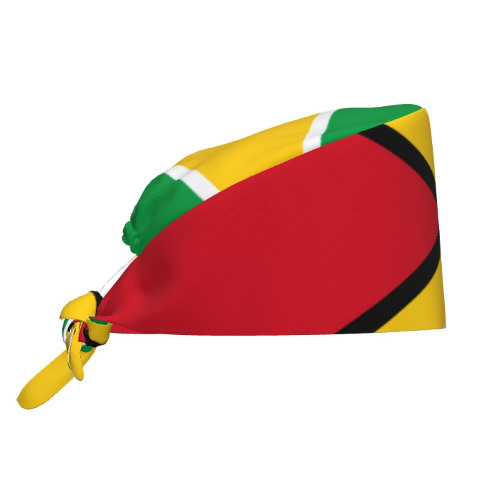 WZYWHJ Cleaning Working Cap Flag of Guyana Picture - Chef Hat for Women & Men, Adjustable, Breathable Black, Black, One Size, Black, One Size