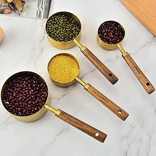 4/8pcs Measuring Spoons Cups Kitchen Dining Bar Baking Tools