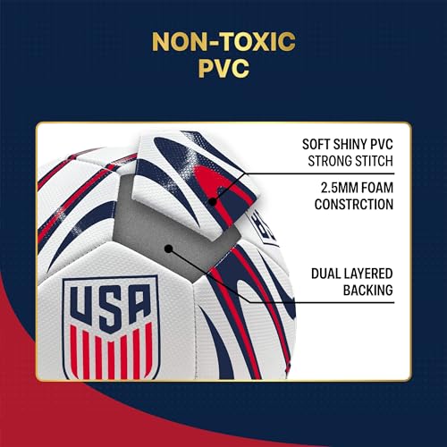 Image of Icon Sports Officially Licensed US Soccer Federation Soccer Ball