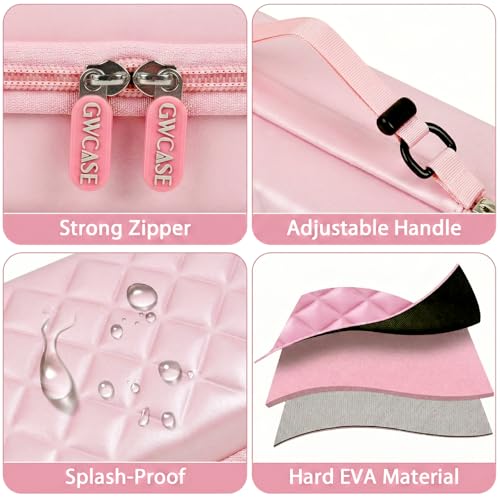 Image of Stethoscope Case Compatible with 3M Littmann Classic III /Lightweight II S.E /MDF Acoustica Deluxe Stethoscopes, Mesh Pocket for Blood Pressure Cuff & Other Doctor & Nurse Accessories-Pink (Case Only)