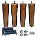 AORYVIC Furniture Legs Wood Sofa Legs Replacement Legs for Cabinet Vanity Couch Chair Dresser Pack of 4 (6 inch)