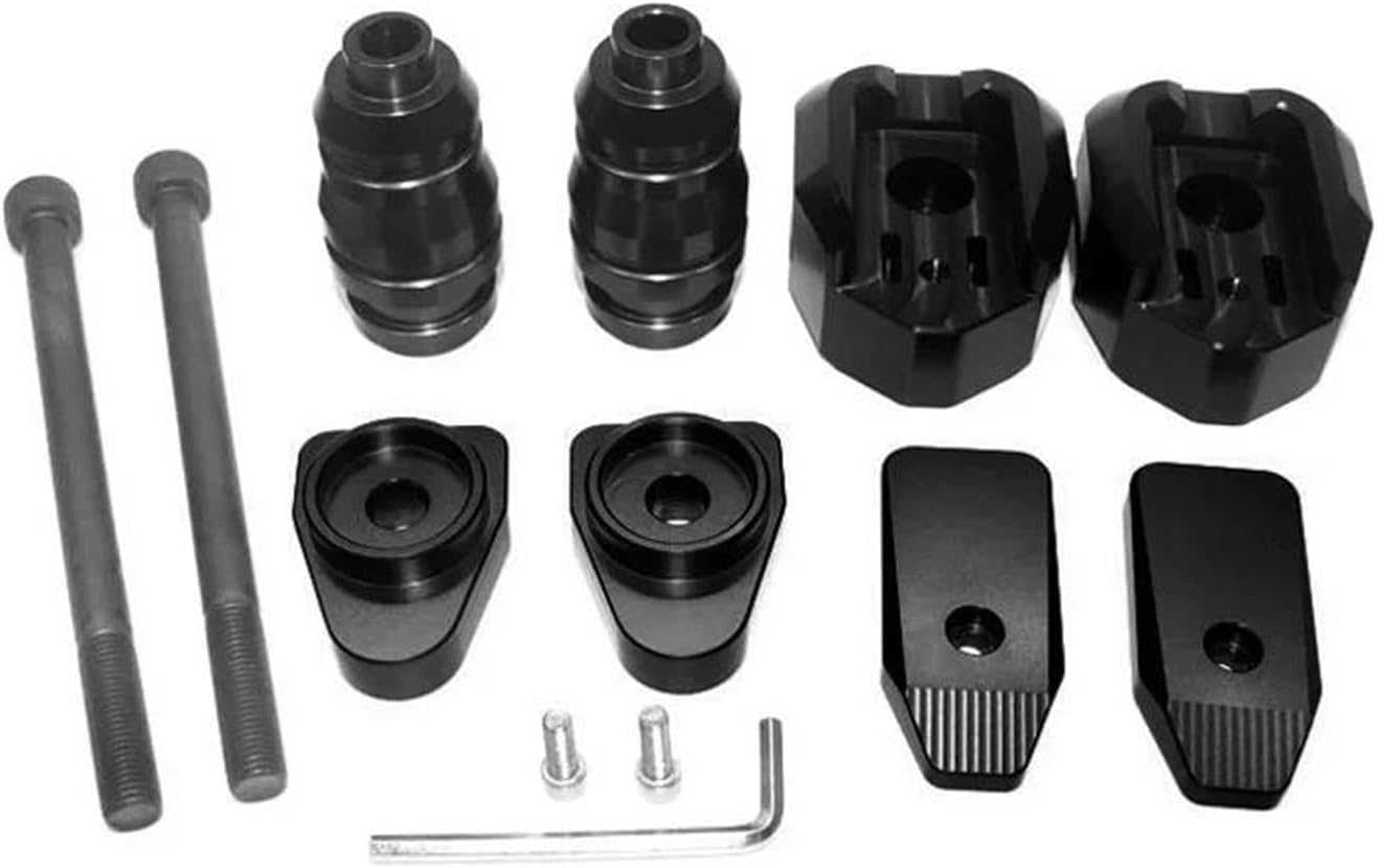 Falling Protection For SUZUKI GSX-S 750 GSX-S 1000 GSX-S750 GSX-S1000 GSXS Falling Protection Frame Slider Fairing Guard Crash Pad Protector upgrade accessories(Titanium,GSXS logo)