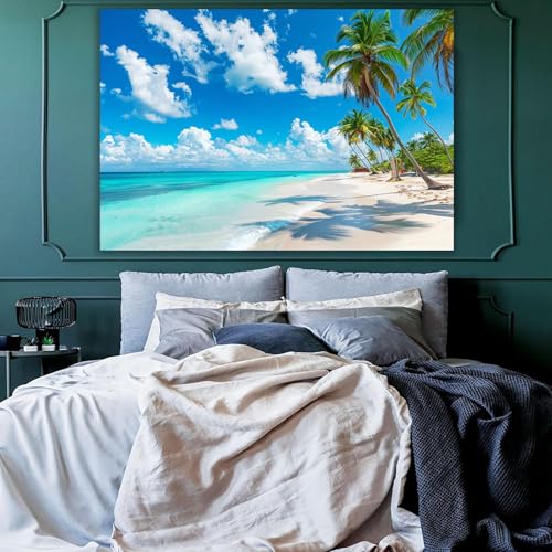 Tableau decoration murale moderne paysage de 70x100cm encadré