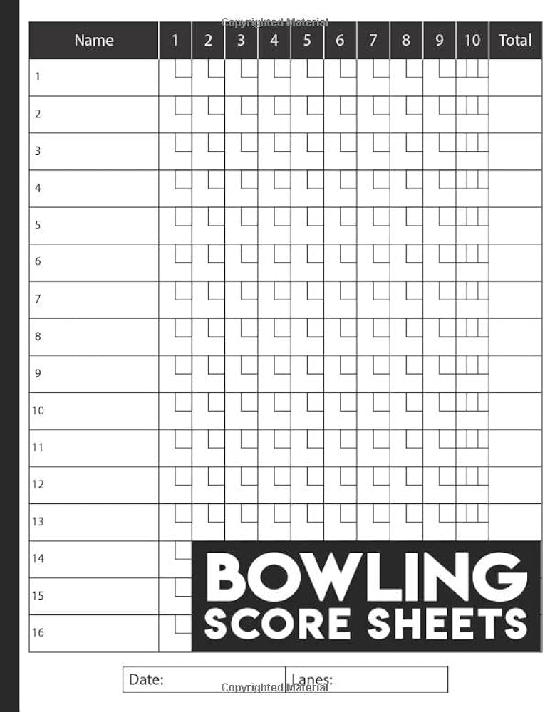 bowling-score-sheets-30-large-score-sheets-for-scorekeeping-bowling-record-book-family-playing-with-9798665107707-amazon-com-books