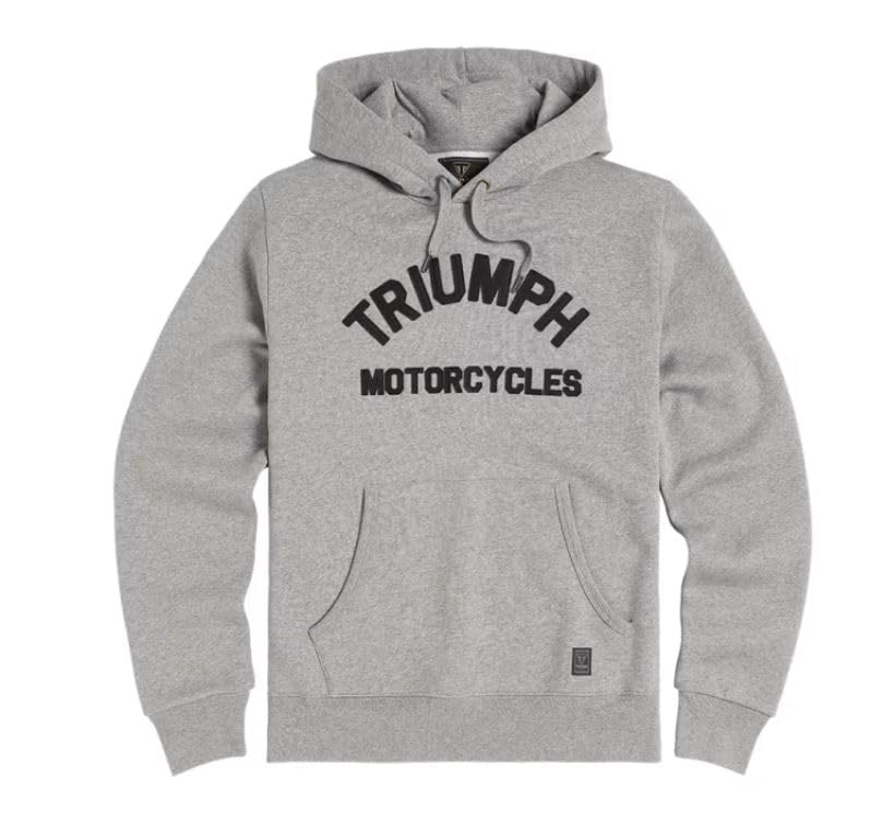 Triumph Carrick Pull-On Hoodie MSWS2341-XXL Grey, XX-Large