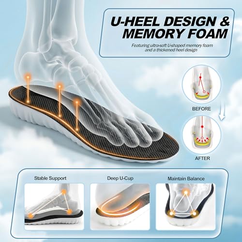 3 pares de plantillas elevadoras de altura para hombre miniatura 6