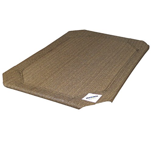 Coolaroo Replacement Cover, The Original Elevated Pet Bed by Coolaroo, Medium, Nutmeg