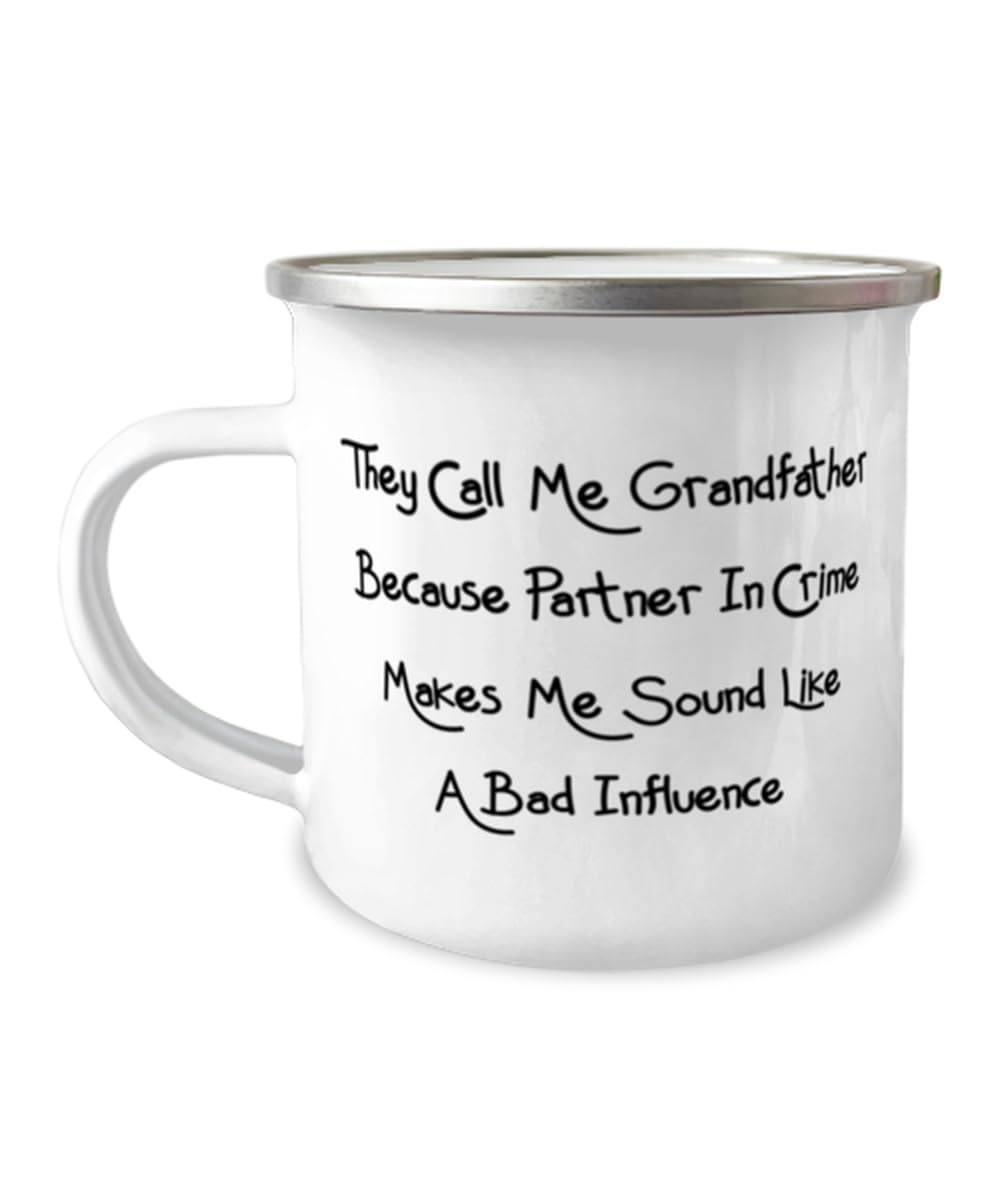 Beautiful Grandfather Gifts, They Call Me Grandfather Because Partner In, Father 12oz Camper Mug For Grandfather from Grandchild, Grandfather clock, Grandfather gift ideas, Grandfather gifts for