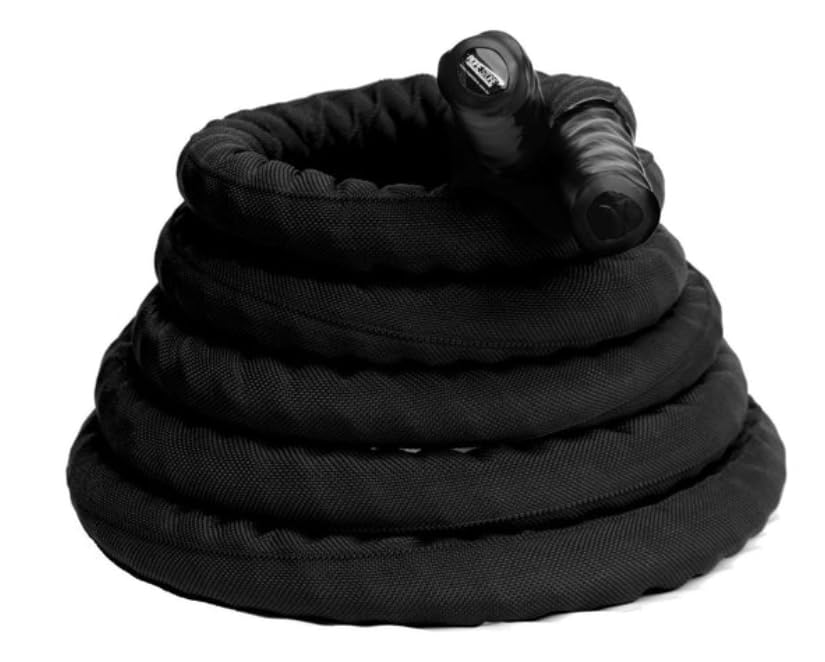 Corda Naval 34 mm Revestida Preto Rope Training 8m
