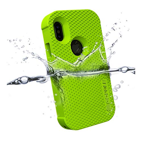 GOPOLE Bobber Case - Life Jacket Case for iPhone Xs, iPhone X, iPhone 11 Pro - Green