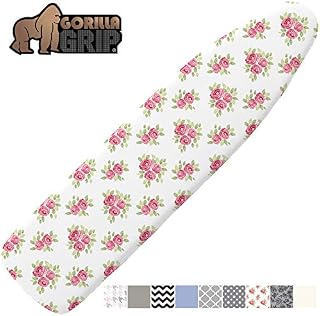 Gorilla Grip Reflective Silicone Ironing Board Cover, 15x54, Fits Large and Standard Boards
