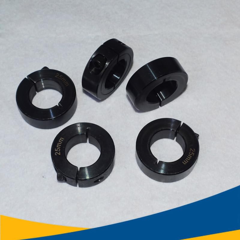 1pcs opening optical axis fixed ring bearing clamp locking sleeve bushing screws MITFL M50 M55 M60 inside diameter - (Size: MITFL-60mmx88mmx19mm)