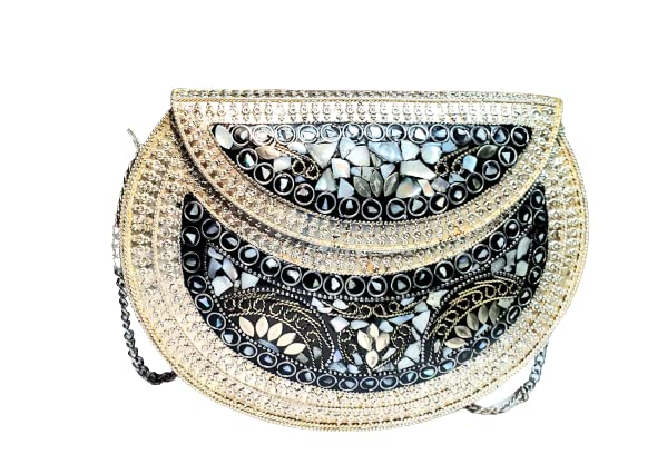 See full amazon price history chart for PARATO Handmade Metal bag Mosaic Silver new Shoulder Bag Clutch for girls and women (Silver) PARATO Handmade Metal bag Mosaic Silver new Shoulder Bag Clutch for girls and women (Silver) (B0BZ8KJ6TW) Amazon Price History, Amazon Price Tracker