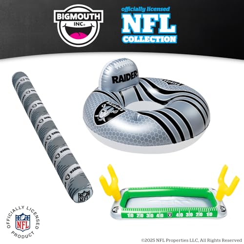 Image of BigMouth 18 inch Inflatable Pool Football Officially Licensed NFL Fan Gear Merchandise Beach Ball Games for Adults and Teens