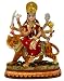 Krishna Culture Durga Ma Statue India Figurine Idol 3.5" Warrior Goddess Golu Doll