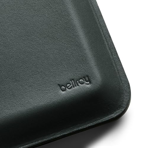 Image of Bellroy Apex Note Sleeve - (Molded leather billfold wallet, RFID protected) - Everglade
