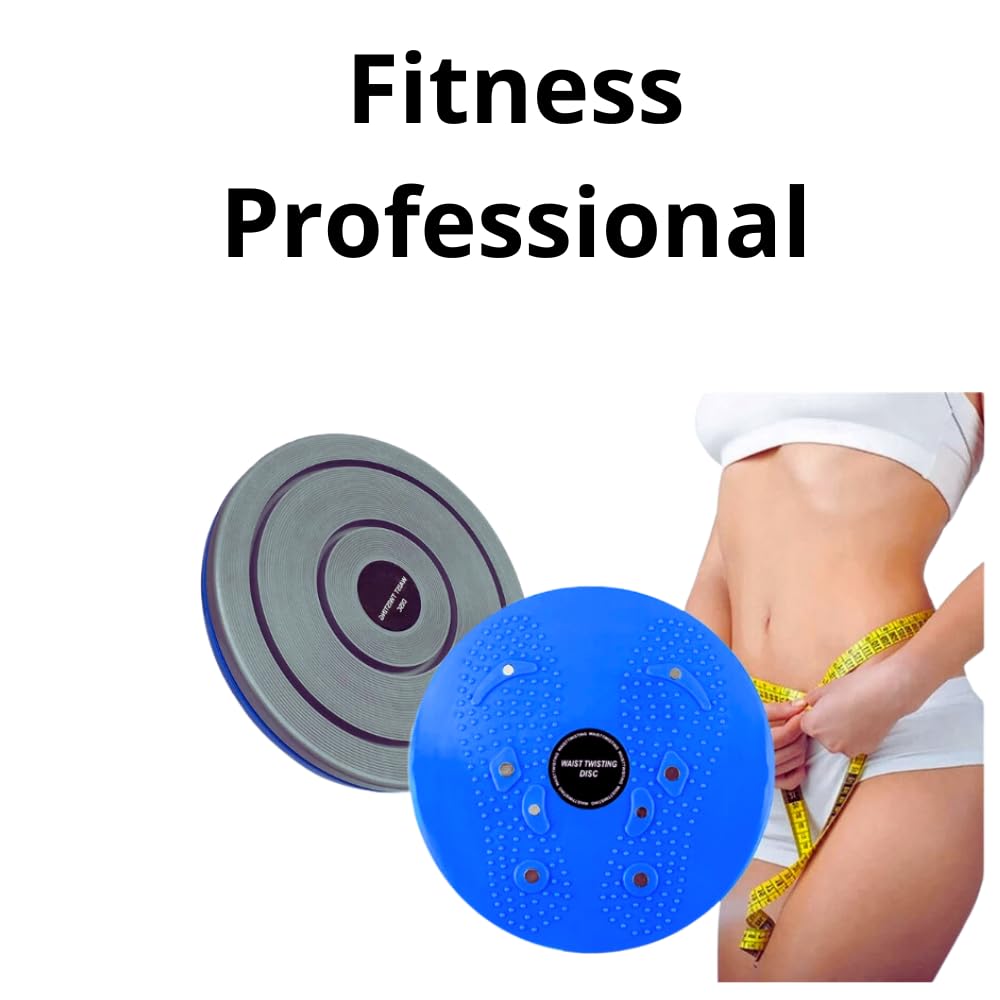 Pedana Riabilitazione functional board Torsione Busto Riabilita Modella Scolpisce Rassoda Fianchi Addome color (blu)