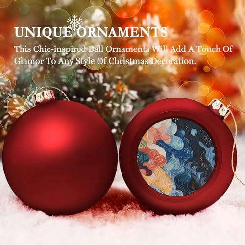 Boules de Noël à suspendre incassables et légères - 5