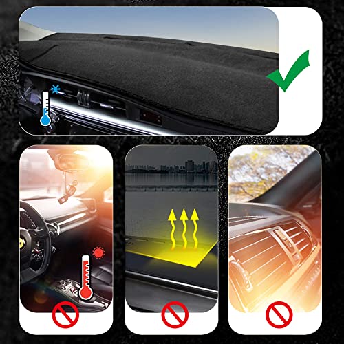 Cebat Dashboard Dash Board Cover Mat Carpet Compatible Sunshield Cover Dashboard Mat Protector For Honda Accord 2013-2017 #TOP3