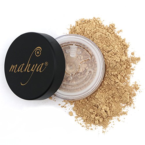 Mahya Mineral Makeup Loose Mineral Foundations Net Weight: 0.3 oz / 10 g by Mahya Cosmetics (Light Beige)