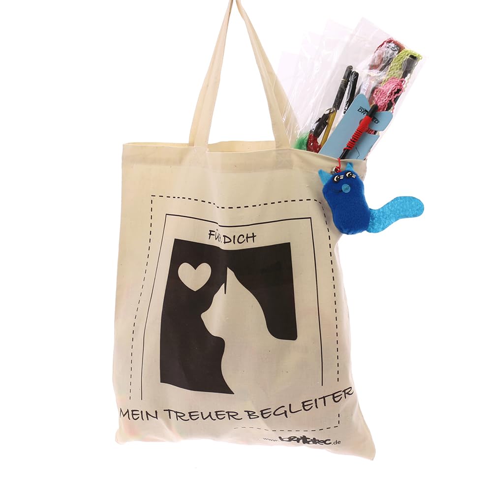 Bentatec 37-teiliges Katzenspielzeug Geschenkset mit Tasche – Inklusive Bälle, Mäuse, Katzenangeln mit Federn und Glöckchen – Perfektes Spielzeug-Set für aktive Katzen