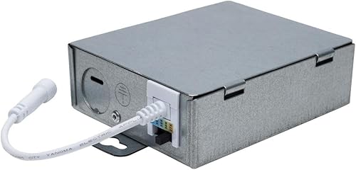 Miniatura 3 de Satco S11873 6 pulgadas 12W CCT seleccionable bajo perfil cuadrado retroceso deflector downlight con controlador remoto en estilo utilitario