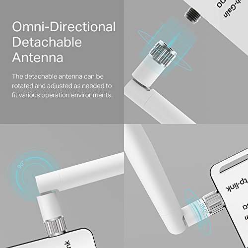 TP-Link AC600 Adaptador de rede sem fio USB de banda dupla de alto ganho para PC e laptops (Archer T
