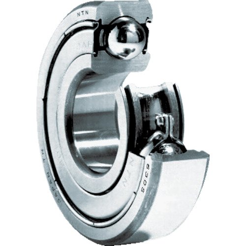 NTN Bearing 6405ZZ Single Row Deep Groove Radial Ball Bearing, Normal Clearance, Steel Cage, 25 mm Bore ID, 80 mm OD, 21 mm Width, Double Shielded