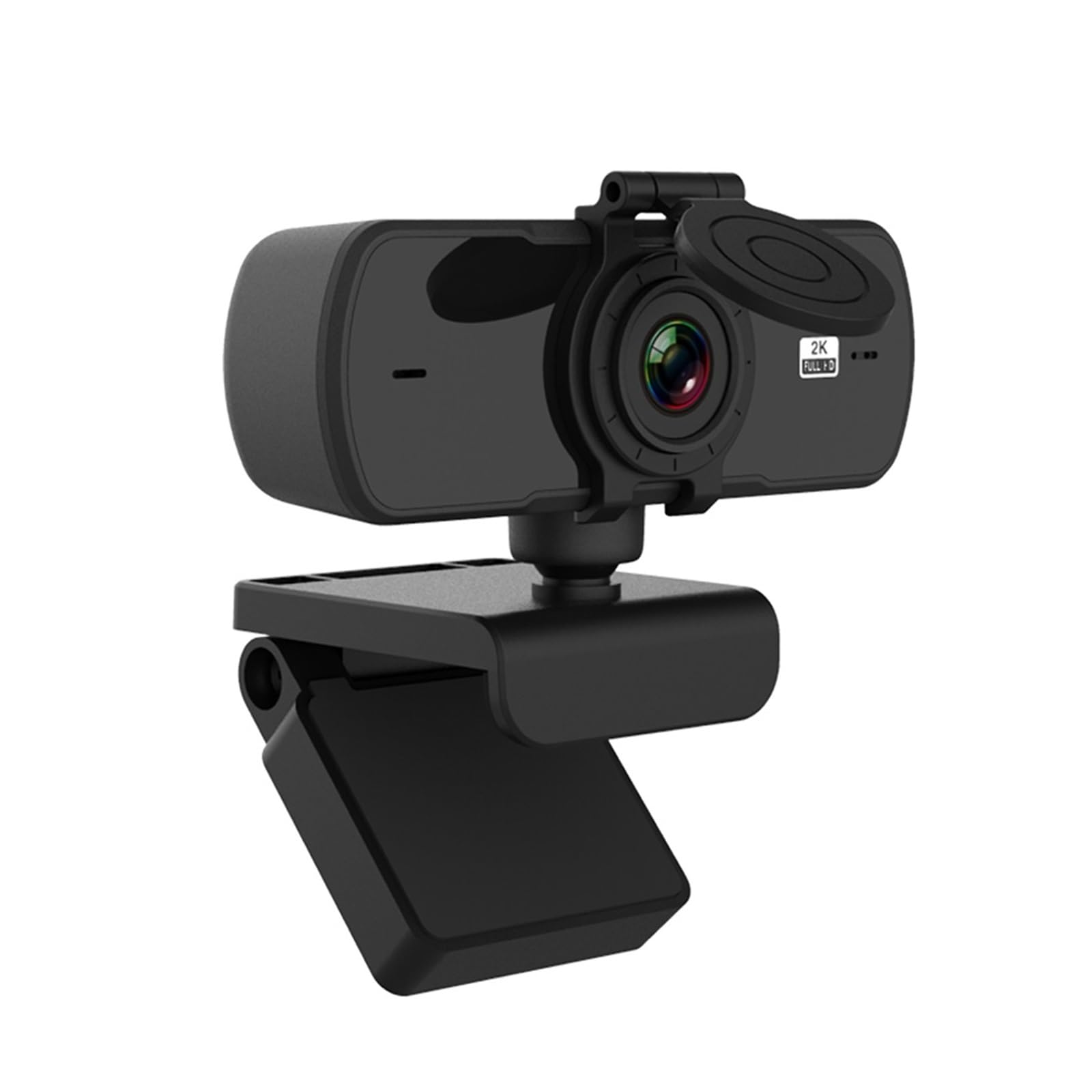 Webcam 2K Full HD 1080P Web Camera Messa a Fuoco Automatica con Microfono USB Web Cam for PC Computer Portatile Webcamera Desktop for conferenze, Streaming Live, Registrazione