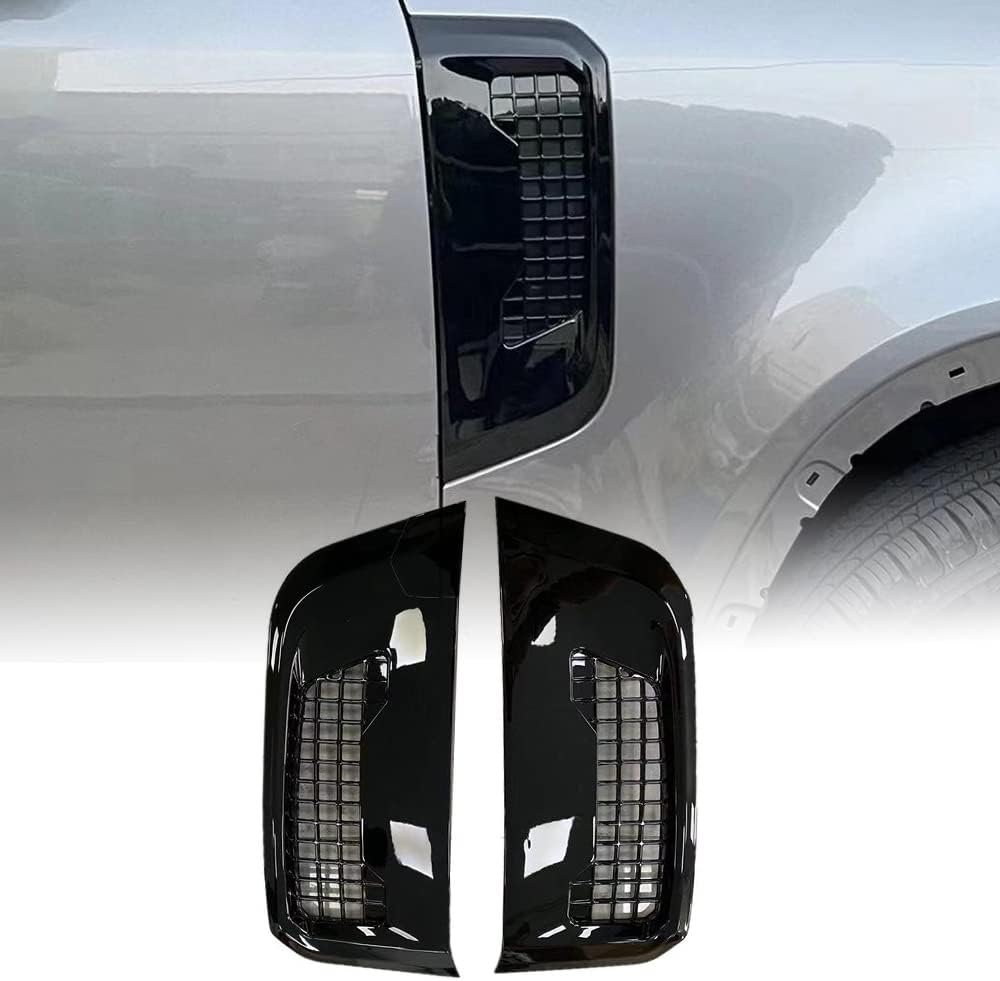 Air Vent Hood Intake Fender Cover Trims for Land Rover Defender 90 110 2020-2022 Sport Utility 4-Door Gloss Black Side Air Fender Trims Factory Outlet