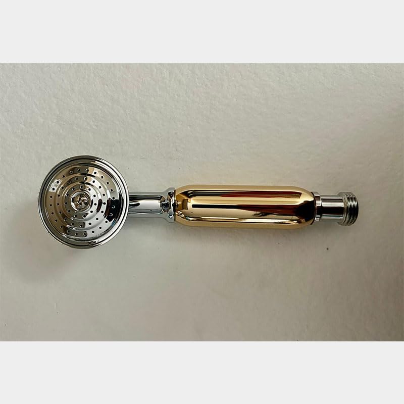 Alcachofa para ducha o grupo bañera Deco 'cromo/oro-teléfono