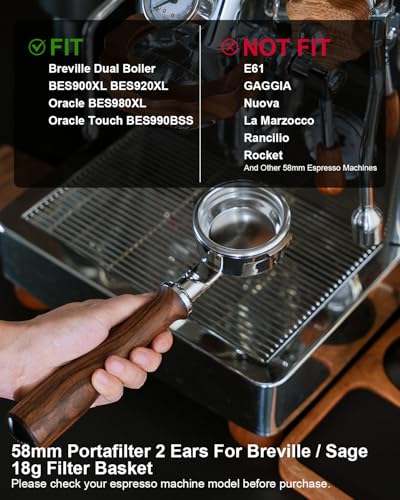 Image of KOFIKOFI 58mm Bottomless Portafilter For Breville Dual Boiler /Oracle /Touch