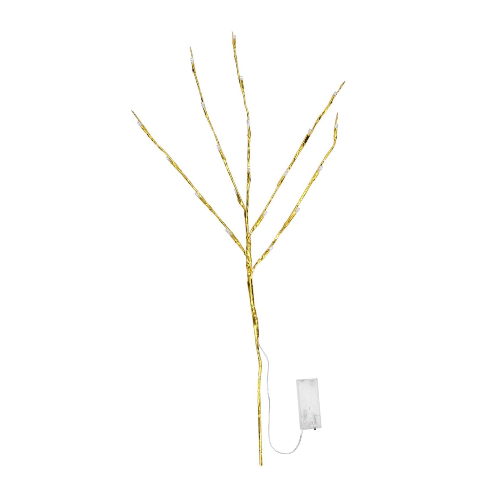 Luxshiny 1Pc LED Branch Lamp Warm Lights Decorative Vase Branch Lights for Bedroom Living Battery Operated Romantic Atmosphere Design