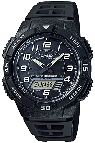Casio AQ-S810 Watch, Casio Collection, Multicolor (Black/White)