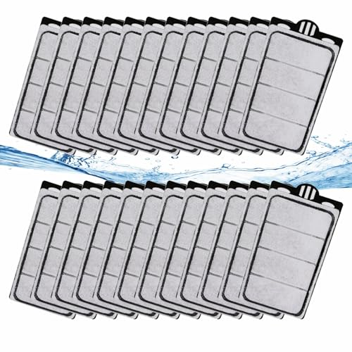 Image of GOZILLA 22 Pack Aquarium Filter Cartridges, Filters for Turtle Tank Replacement Plates, Sponge Filter Suitable for 3.5W 74GPH Low Water Filters.