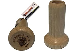 Baseball Bat Knob Glass Wooden Bat Short Shot Glass Combo