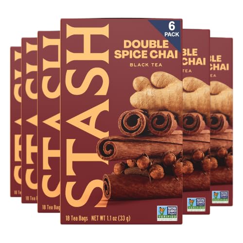 STASH Double Spice Chai Black Tea, 108 Bags