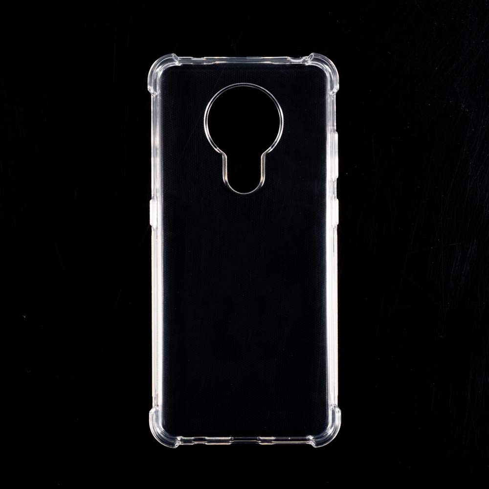 Custodia In TPU Per Nokia 5.3, Cover Morbida Antiurto E Antigraffio, Profilo Sottile, Presa Comoda, Colore Nero