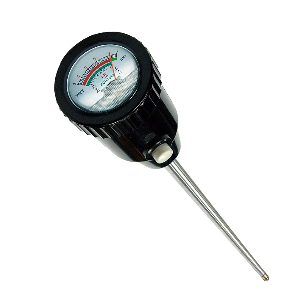 RCYAGOSoil pH Meter & Moisture Meter, 2-in 1 Gardening Tool Kits, 300mm Long Electrode, Suitable for Garden Planting, Lawn Maintenance, Vegetable Production, Indoor and Outdoor Planting