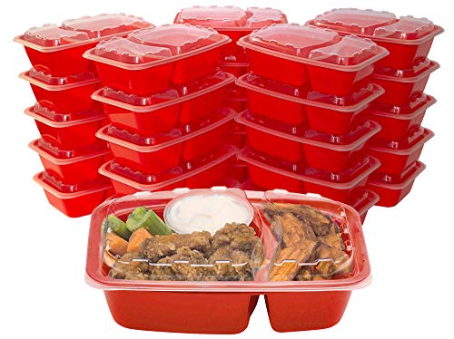 Cubeware 25-Pack Snap-Seal, Microwavable, Dishwasher and Freezer Safe, Reusable Food Storage Bento Box