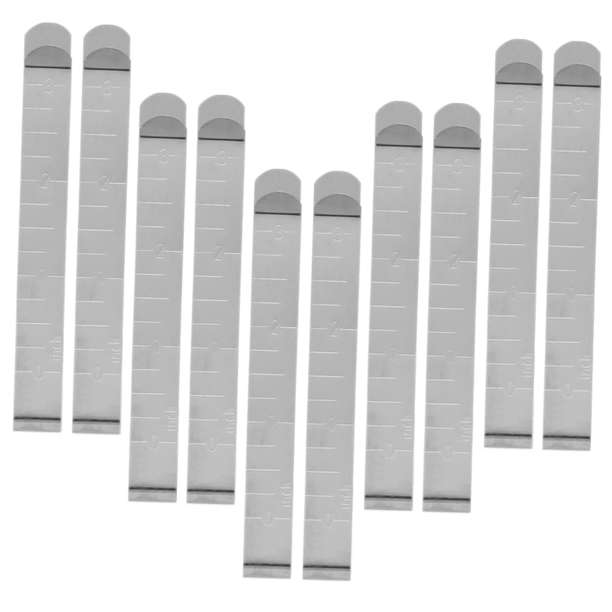 SEWACC Sewing Clips Set 20pcs Stainless Steel Fabric Clips for Hemming Knitting Clamp Measuring Ruler Craft